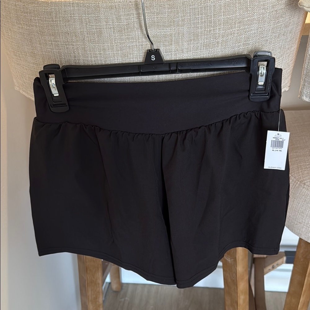 Old Navy Black Skorts Athletic Stretch